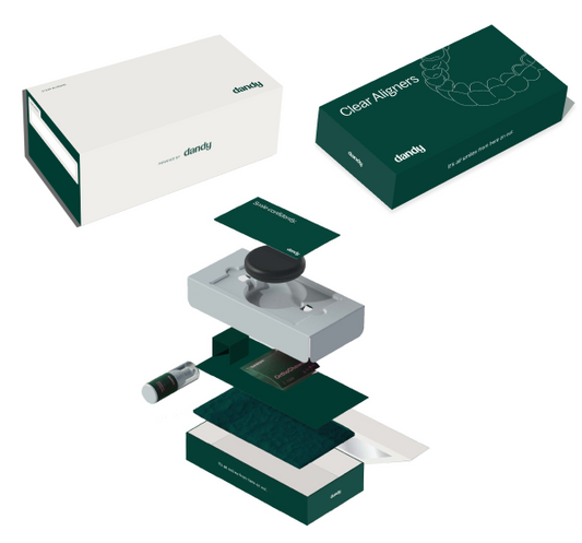 Dandy Aligner Packaging Kit w/ Small Shipper