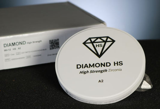Diamond (High Strength) Zirconia Puck - 14mm - Box of 1 each